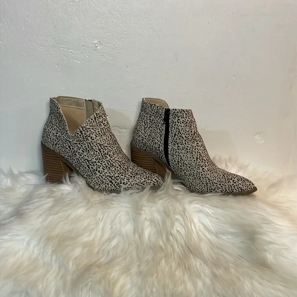 SERRA ANKLE BOOTies SIDE ZIP 3 Inch Heel Accent Angle -7- #0102 - Picture 3 of 9